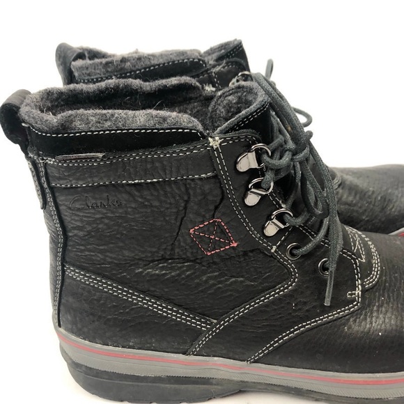 Clarks Black Leather Goretex Waterproof Men's Boot - Picture 2 of 7